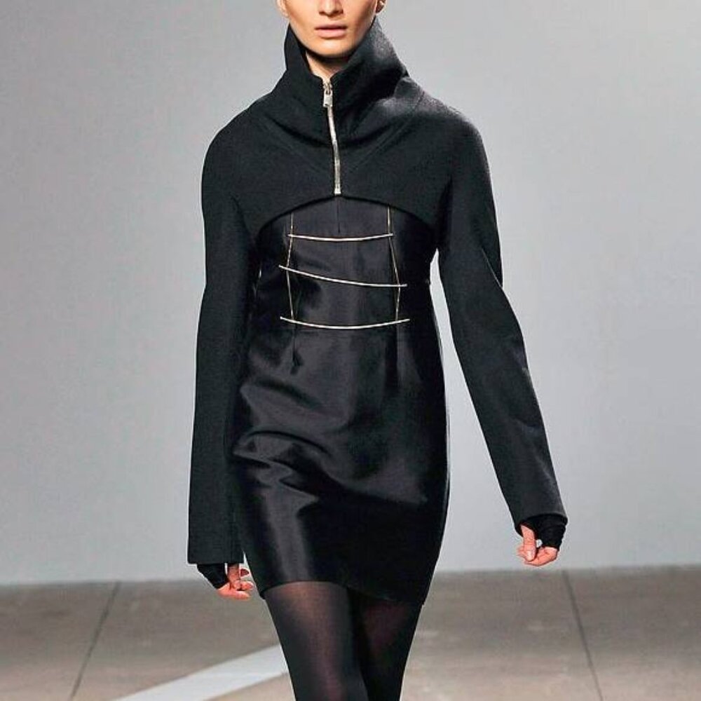 Shipley & Halmos AW/09 Runway Cropped Grey Wool Bolero